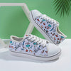 Playful Prints: Women's Cartoon Canvas Shoes for Comfy and Casual Style