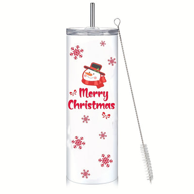 Festive Joy: Christmas Stainless Steel Insulated Tumbler - Perfect Gift for the Holiday Season!