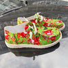 Women's Cartoon Print Casual Loafers: Slip Into Festive Fun with Lightweight Flat Canvas Shoes for Christmas!