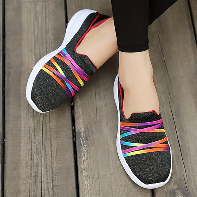 Stylish and Comfortable Women's Lightweight Slip-On Sneakers for Casual Walking