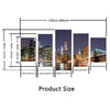 Cityscape Canvas Wall Art Set: Captivating Urban Landscapes for Stylish Home Decor