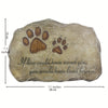 Forever in Our Hearts: Engraved Pet Tombstone - A Creative Memorial Stone for Dogs in Your Garden - Personalized Gifts