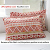 Vibrant Ethnic Patterns: 3-Piece Multicolor Bedding Set with Duvet Cover and Pillowcases(1*Duvet Cover + 2*Pillowcases, Without Core)