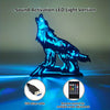 Wolf Glow: Exquisite Wooden Art Animal Night Light Statue for Stylish Desktop and Room Wall Decor – Perfect Gift for the Special Men in Your Life on Mother's Day