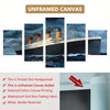 Timeless Titanic: Retro Canvas Painting 5-Pack - A Nostalgic Home Decor Addition