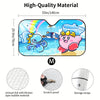 Car Windshield Heat Insulation: Premium UV Reflective Sunlight Sunscreen with Cartoon Design - Foldable and Portable Sunshade