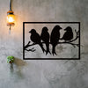 Contemporary Metal Bird Wall Art: A Modern Home Decor Must-have