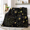 The Starry Sky Sun and Moon Pattern Blanket is an attractive and comfortable boho-style bedding option. Constructed from a plush fleece blend, it provides exceptional softness and warmth while being lined with breathable fabric for year-round comfort. The beautiful sun and moon motif will bring style to any bedroom décor.