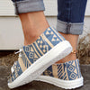 Stylish Women's Aztec Art Pattern Boat Shoes: Lightweight, Trendy and Comfortable Summer Canvas Shoes