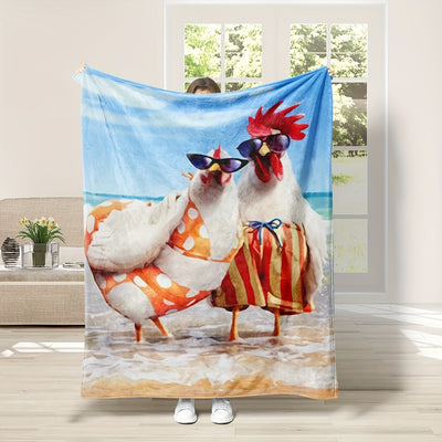 Funky Rooster Dreams is a luxurious flannel blanket that offers unbeatable warmth and comfort. Its digital-print design adds a unique touch of style to any space, granting a cozy and cozy atmosphere. Enjoy the perfect balance of comfort and style with Funky Rooster Dreams!