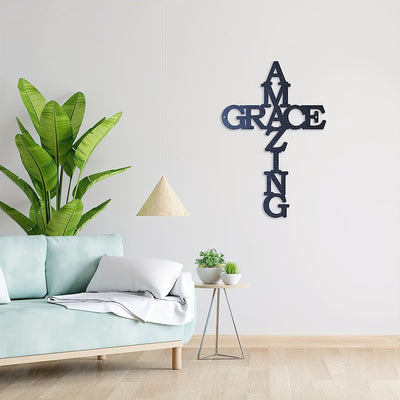 Metal Art Faith Cross Wall Hanging: A Modern Fashion Statement for Your Space