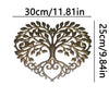 Exquisite Metal Art Tree of Life Wall Hanging: Captivating Home Decoration Crafted for Serene Courtyards