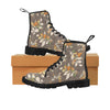 Fall Leaves Boots, Autum Leaves Martin Boots for Women