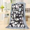 Penguin Paradise: Personalized Pattern Blanket for Ultimate Comfort and Versatility