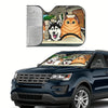 Cartoon Fun Car Windshield Sunshade: Protect Your Car in Style!