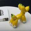 Whimsical Banana Balloon Dog Ornament: A Cute and Playful Addition to Your Home Decor