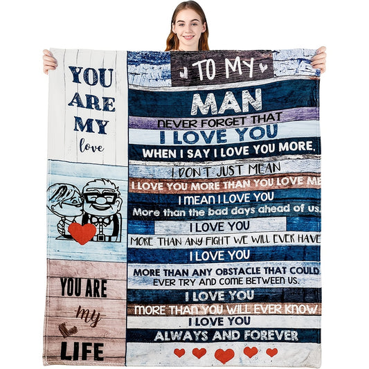 Experience the luxurious comfort of our Soft and Warm Love Letter Print Flannel Blanket. Crafted from premium flannel fabric, this blanket provides warmth and comfort without compromising softness. Perfect for use on your sofa, office chair, bed, and more. Enjoy a cozy and stylish blanket for home and travel.