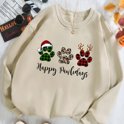 Festive Paw Print Pullover: Stay Cozy and Trendy this Christmas