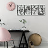 Minimalist Abstract Woman Wall Art: Stylish 4pcs Metal Art Line Drawings for Chic Home Décor