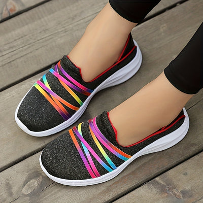 Stylish and Comfortable Women's Lightweight Slip-On Sneakers for Casual Walking