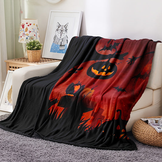 This Horror Pumpkin Crow Halloween Blanket: The Ultimate Multi-Purpose Leisure Blanket is the perfect way to get in the spooky spirit. Made from a soft, durable fabric, its warm and cozy design ensures you'll be comfortable and relaxed. Not just for Halloween, it will make a great addition to any home.