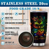 20oz Whimsical Owl Tumbler: A Stylish Stainless Steel Travel Mug for Women, Perfect Gift for Teachers