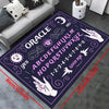 Wicked Game Divination: Waterproof Non-Slip Rug for Halloween Décor - Versatile Rug for Indoor and Outdoor Use