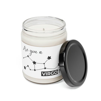 Are You A Virgo, Love Zodiac, Birthday Gift, Zodiac Candle Gift, Soy Candle 9oz CJ37