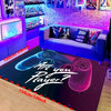 Game On! Large 3D Gaming Area Rug - The Ultimate Addition to Your Gaming Lair