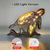 Enchanting Sea Turtle Wooden Art Carving Night Light: A Delightful Gift for Sea Lovers and Home Decor Enthusiasts