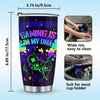 Game On: The Ultimate Gamer's Stainless Steel Tumbler – Perfect for Men, Teen Boys, Girls, and Boyfriends – Stay Refreshed During Epic Gaming Sessions!