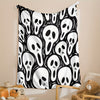 Spooktacular Ghost Halloween Throw Blanket: The Perfect Gift for a Cute and Cozy Halloween Season!