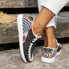 Stylish Tribal Pattern Women's Canvas Shoes - Comfortable and Versatile Walking Shoes