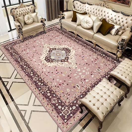 Introducing the Vintage Boho Bliss area rug, designed to stand up to high-traffic areas with ease. Crafted with eco-friendly, non-shedding crystal fleece, this rug is stain resistant and measures 70.87 x 102.36 inches. Enjoy the beauty of vintage styling in a practical, durable space.