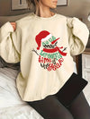 Stay cozy and stylish this winter with Festive Snowman Slogan Print Sweatshirt. The warm and fuzzy material is perfect for the cold, and the festive snowman print will make you stand out in the crowd. The perfect addition to your winter wardrobe!