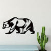 Wildlife Spirit: Metal Bear Wall Art for Office and Home Decor