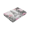 Ultra-Soft Retro Cityscape Paris Eiffel Tower Throw Blanket: Cozy up in Style!