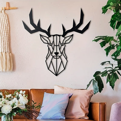 Crafted with exquisite detail, our Wild Beauty Wall Hanging is a perfect gift for wildlife enthusiasts, featuring a beautiful deer pattern design. This metal art has a rustic charm, and will elevate any space with its artistic appeal.