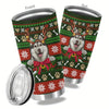 Stylish and Festive: 20oz Christmas Cup Stainless Steel Tumbler, Perfect Holiday-themed Travel Mug for Gifting