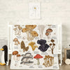 Mushroom Bliss: Explore Cozy Comfort with our Botanical Plush Throw Blanket