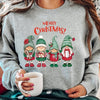 Festive Festivities: Christmas Graphic Print Pullover Sweatshirt for Women - Stay Cozy and Stylish this Fall/Winter!