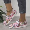 Wildly Chic: Women's Colorful Animal Pattern Loafers - Slip-On, Soft-Soled, Lightweight; Versatile Low-Top Canvas Shoes