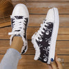 Halloween Skull Pattern Canvas Shoes - Low-Top, Non-Slip, Lightweight and Comfortable Casual Footwear