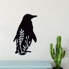 Pristine Penguin Delight: Exquisite Metal Wall Art for Elegant Home Decor and Memorable Gifting Experience