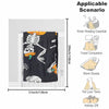 Skull Pumpkin Pattern Print Flannel Blanket: Soft & Cozy Halloween Gift for All Ages