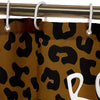 Artistic Leopard Pattern Cat Shower Curtain Set: Enhance Your Bathroom with Style and Functionality