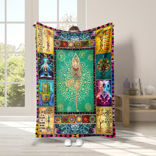 This luxurious Life Tree Mandala Print Blanket is the perfect combination of style and comfort. Crafted from soft flannel fabric, it offers superior warmth and coziness for an optimal home, office, camping, or travel experience. With a multi-purpose design, this blanket makes an amazing gift for all seasons. Get ready to experience ultimate comfort!