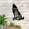 Wild and Majestic: Wolf Monogram Metal Sign - A Striking Addition to Your Home Decor