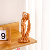 Golden Yoga Goddess Ornament: Exquisite Statue for Elegant Home and Office Décor