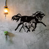 Metal Horse Decor: Rustic Wall Hangings for Farmhouse and Ranch Décor - Perfect Horse Lover Gift